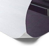 Binnenin wit gebouw poster (Hoek)