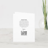 Binnenkaart voor branddag bedankkaart (Achterkant)