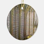 Binnenkant bovendeel uitziend oost, begonnen 1 keramisch ornament (Links)