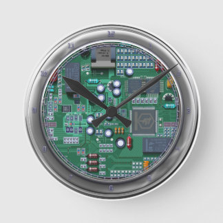 Binnenkant digitale wandklok
