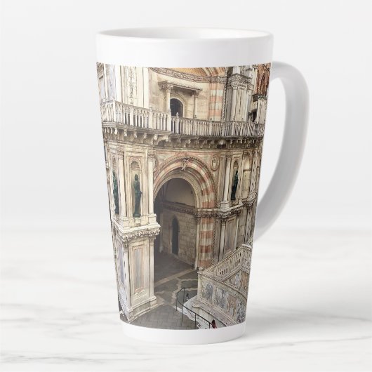 BINNENKANT DOGE's PALACE, VENICE ITALIË 2nd Latte Mok (Rechterhoek)
