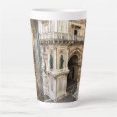 BINNENKANT DOGE's PALACE, VENICE ITALIË 2nd Latte Mok (Voorkant)