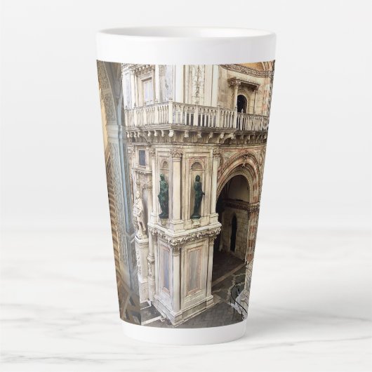 BINNENKANT DOGE's PALACE, VENICE ITALIË 2nd Latte Mok (Voorkant)