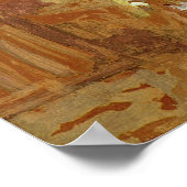 Binnenkant met een vrouw in geel vooraan poster (Hoek)