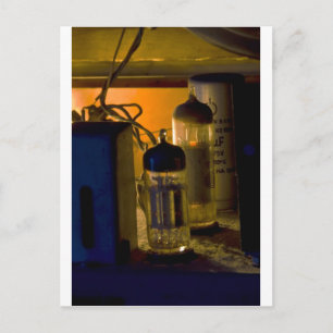 binnenkant oude radio briefkaart