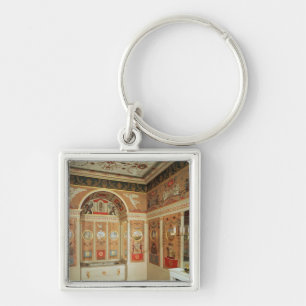 Binnenkant van de badkamer van Napoleon, gebouwd i Sleutelhanger