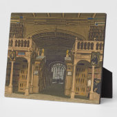 Binnenkant van de bibliotheek van Bodleian, afbeel Fotoplaat (Zijkant)