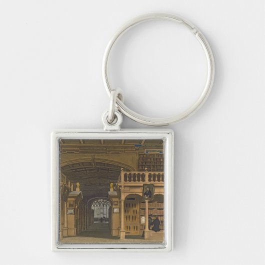 Binnenkant van de bibliotheek van Bodleian, afbeel Sleutelhanger (Voorkant)