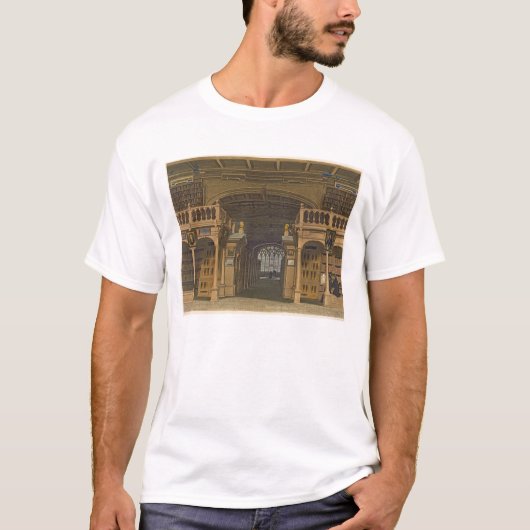 Binnenkant van de bibliotheek van Bodleian, afbeel T-shirt (Voorkant)