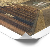 Binnenkant van de bibliotheek van de Christelijke Poster (Hoek)