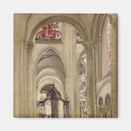 Binnenkant van de kathedraal van St. Etienne, Sens Magneet (Voorkant)