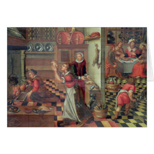 Binnenkant van de keuken, de kever bij Emmaus