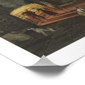 Binnenkant van de keuken, Trinity Cambridg Poster (Hoek)