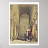Binnenkant van de moskee van de metwalys in Caïro, Poster (Voorkant)