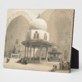 Binnenkant van de moskee van de Sultan El Ghoree,  Fotoplaat (Zijkant)