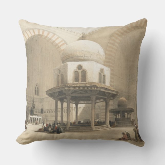 Binnenkant van de moskee van de Sultan El Ghoree,  Kussen (Voorkant)