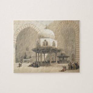 Binnenkant van de moskee van de Sultan El Ghoree,  Legpuzzel