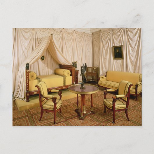 Binnenkant van de slaapkamer van Napoleon I 1800-0 Briefkaart (Voorkant)