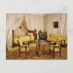 Binnenkant van de slaapkamer van Napoleon I 1800-0 Briefkaart