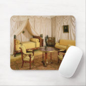 Binnenkant van de slaapkamer van Napoleon I 1800-0 Muismat (Met muis)