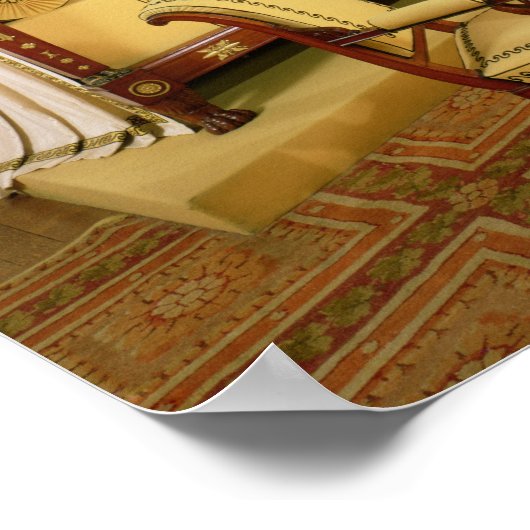 Binnenkant van de slaapkamer van Napoleon I 1800-0 Poster (Hoek)