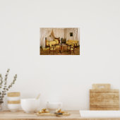 Binnenkant van de slaapkamer van Napoleon I 1800-0 Poster (Keuken)