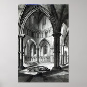 Binnenkant van de Temple Church Poster (Voorkant)