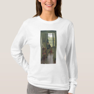 Binnenkant van een Dining Room, detail van een vro T-shirt