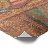 Binnenkant van een Inn, detail van backgammon spel Poster (Hoek)