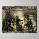 Binnenkant van een kolenmijnenhoed poster (Voorkant)