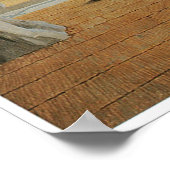 Binnenkant van een moskee, 1870 Jean-Leon Gerome Poster (Hoek)