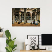 Binnenkant van een moskee, 1870 Jean-Leon Gerome Poster (Thuiskantoor)