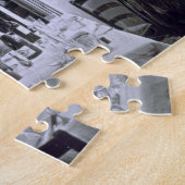 Binnenkant van een Nijlboot (foto van B&w) Legpuzzel (Zijkant)