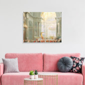 Binnenkant van een St. Peter's, Rome Canvas Afdruk (Insitu (Woonkamer))