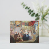 Binnenkant van een winkel briefkaart (Staand voorkant)