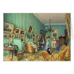 Binnenkant van een woonkamer, 1847