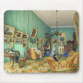 Binnenkant van een woonkamer, 1847 muismat (Voorkant)