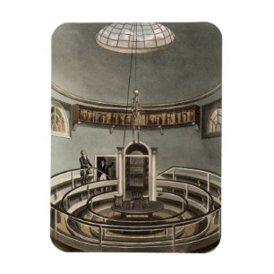Binnenkant van het anatomietheater in Cambridge, v Magneet