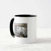 Binnenkant van het Hotel de Cabris Mok (Voorkant links)