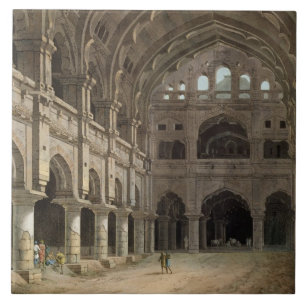 Binnenkant van het Paleis, Madura, bord XV van "Or Tegeltje