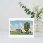 Binnenkant van Jesuit Chapel in het Oude Franse Ca Briefkaart (Staand voorkant)