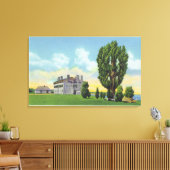 Binnenkant van Jesuit Chapel in het Oude Franse Ca Canvas Afdruk (Insitu (Woonkamer))