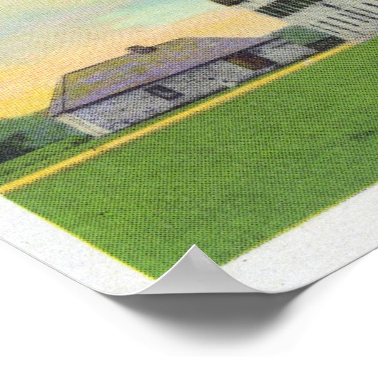 Binnenkant van Jesuit Chapel in het Oude Franse Ca Poster (Hoek)