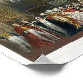 Binnenkant van St. George's Chapel, 1838 (kleurenl Poster (Hoek)