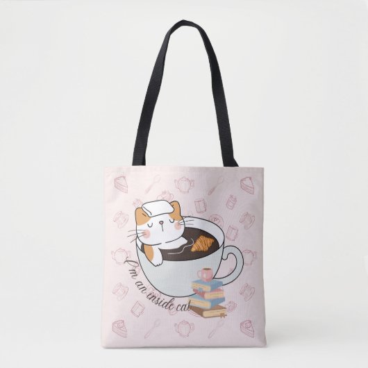 BinnenkattenSpa Tote Bag (Voorkant)