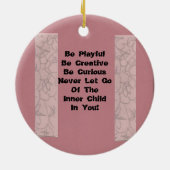 Binnenkind Keramisch Ornament (Achterkant)