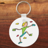 Binnenkledderen Sleutelhanger (Voorkant)