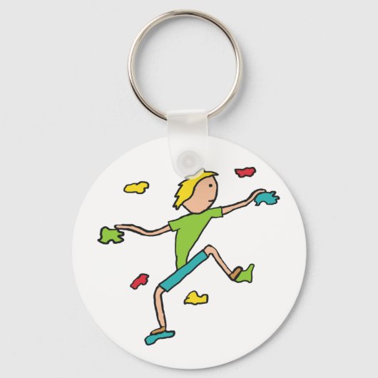 Binnenkledderen Sleutelhanger (Achterkant)