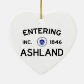 Binnenkomst Ashland Keramisch Ornament (Achterkant)