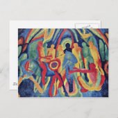 binnenkomst in Jeruzalem door Morgner Wilhelm Briefkaart (Voorkant / Achterkant)